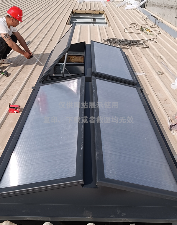 兰州王老吉生产车间宝塔排烟天窗