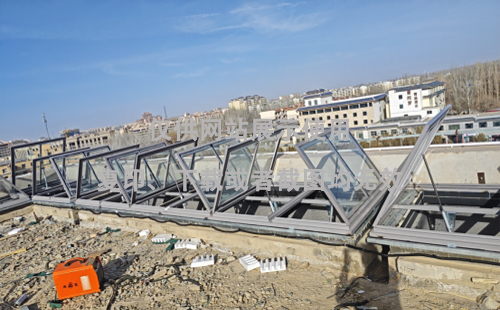 敦煌博物馆宝塔排烟天窗